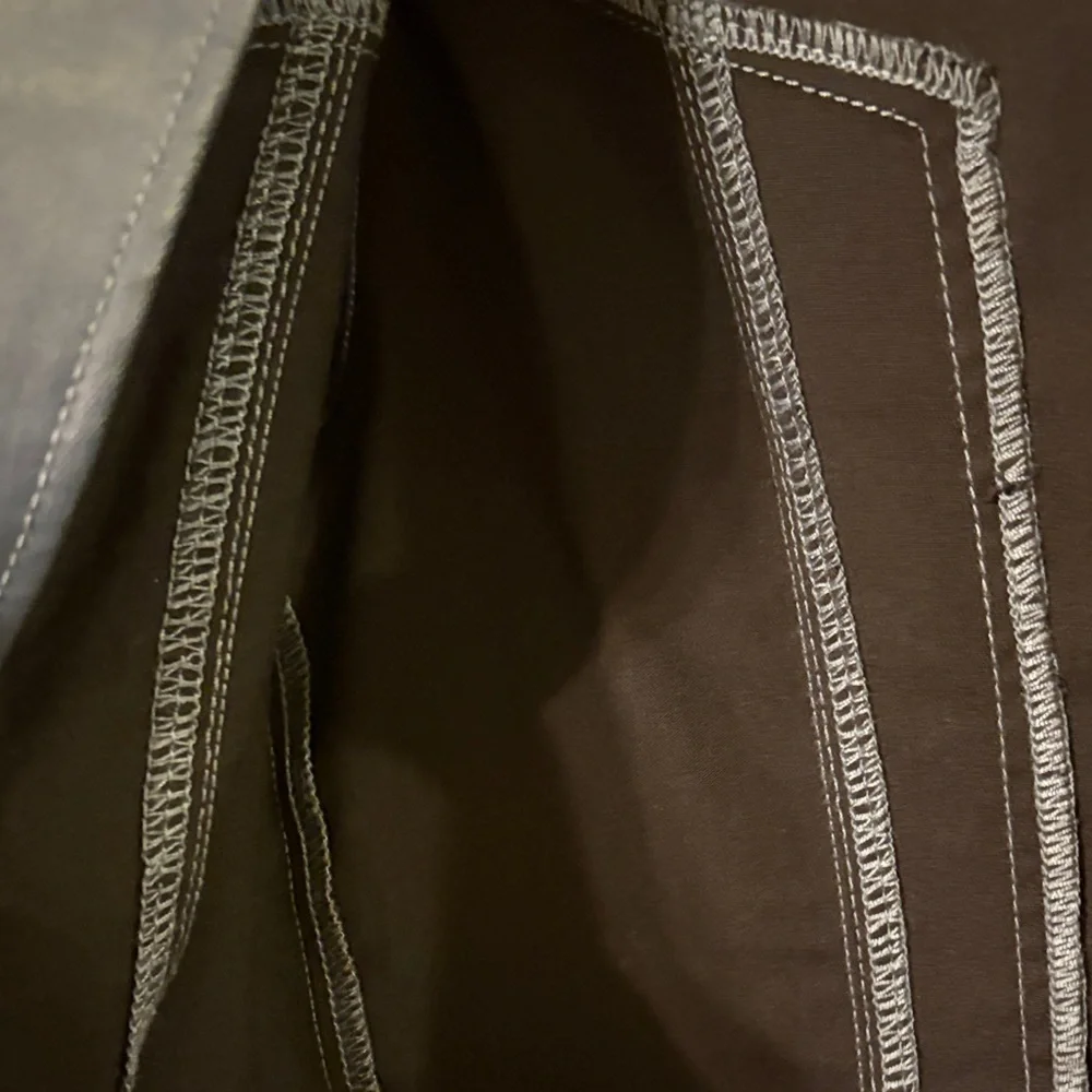 WHBM Blue Coated Denim Zippered Jacket - Picture 13 of 15